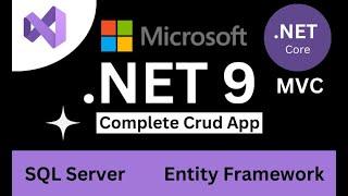 ASP.NET Core MVC CRUD Operations with .NET 9, EF Core, and SQL Server | Complete Guide in Hindi/Urdu