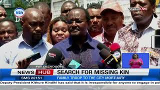 Wiper leaders Kalonzo Musyoka joins family in search of kin