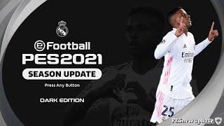 PES 2021 Dark Edition Team Menus by Hawke