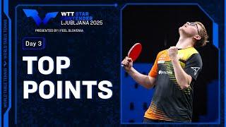 Top Points of Day 3 | #WTTLjubljana 2025