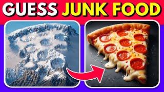 Guess the Hidden Junk Food by ILLUSIONS  Easy, Medium, Hard levels Quiz