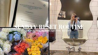 MY SUNDAY RESET ROUTINE | cleaning, meal prepping, & self care