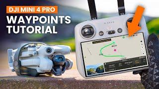 DJI Mini 4 Pro | How To Create a WAYPOINT Mission