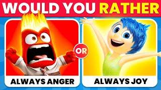 Would You Rather - INSIDE OUT 2  Inside Out 2 Movie Quiz