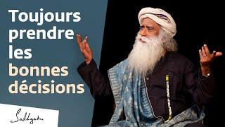 Comment prendre des décisions qu'on ne regrettera pas plus tard ? | Sadhguru Français