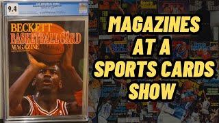 Magazines at a Sports Cards and Collectibles Show