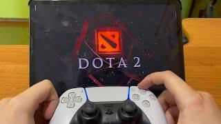 I DOWNLOADED DOTA 2 FOR ANDROID  THE BEST ANDROID GAMES DOTA 2, TABLET XIAOMI PAD 5, PS5 DUALSENSE