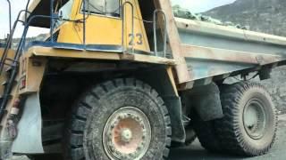 Russia - Driving Asbest pit in/ Карьер Асбеста