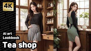 Ai art | 찻집 | Tea shop | Lookbook