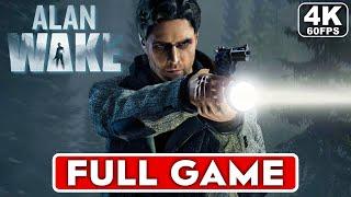 ALAN WAKE Gameplay Walkthrough Part 1 FULL GAME [4K 60FPS PC ULTRA] - No Commentary