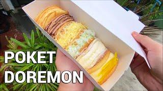 Malaysian Street Food - AMAZING Poket Doremon - Chocolate, Cheese, Mango Cheesecake and more