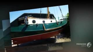 Blok zeeschouw sailing boat, daysailer year - 1975