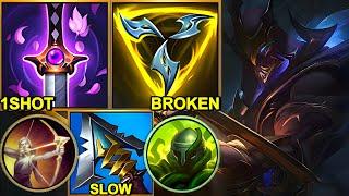 Wild Rift China Zed Jungle - 20KILL ONE SHOT COMBO ZED Build Runes - Galaxy Slayer Zed Skin