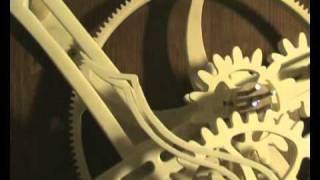 wooden clock model T