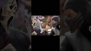 Ghostface vs Smoke Intro - MK1 #shorts #ghostface
