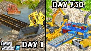 I Took 2 Year Making A 1 Million Dollar Gold Mine! | Farming Simulator 22