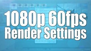 Youtube 1080p 60fps Render Settings Tutorial for Sony Vegas Pro