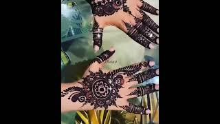 Beautiful Henna Design By Naila B Vlog UK || Mehandi Design