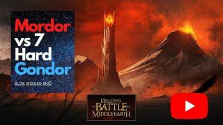 BFME 1 - Blue Wizard Mod - Mordor vs 7 HARD Gondor! The SPAM strikes back!