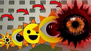 All the Sizes Of Nightmare Sprunki Mr. Sun Phase 9 want me to help them in Gmod