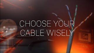 Choosing the Right Cable for Your Network