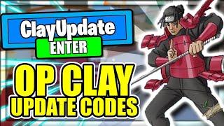 ALL NEW *CLAY* UPDATE CODES! Shinobi Life 2 Roblox