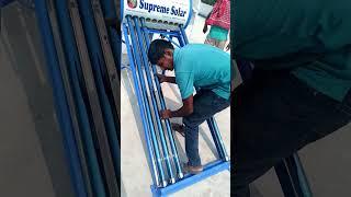 supreme solar water heater installation #solarpower #greenenergy #renewableenergy #solarplant
