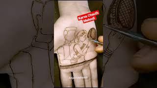 karva chauth mehndi designs full hand || #henna #hennainspiration #easymehndi #shortsfeed #shorts