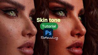 SIMPLE SKIN TONE RETOUCHING IN PHOTOSHOP ( beginners tutorial)