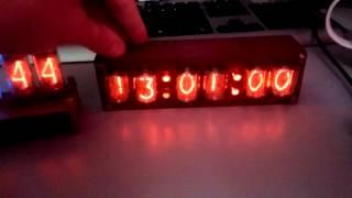 Nixie clock IN-12 and IN-14