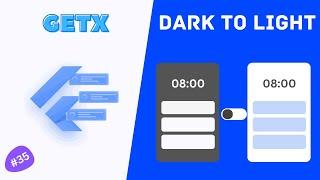  Getx Theme Change in Flutter | Flutter Course #34 #flutterhero