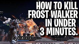 HOW TO KILL FROST WALKER IN 2 MINS. 32 SECS. | THE ULTIMATE CHEESE METHOD [THE FIRST DESCENDANT]