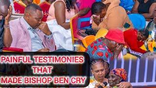 Bishop Ben cries as he listens to very painful stories from different widows.