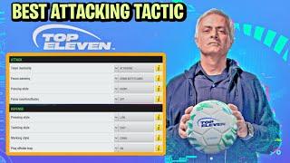 THE BEST ATTACKING TACTIC IN START SEASON | TOP ELEVEN 3D 2023