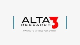 Alta3 Research- TRAINING THAT WORKS