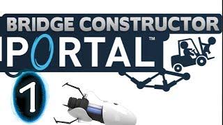 Portal Bridge Constructor - A NEW Portal Game! #1