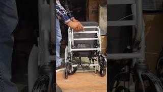 Compact Folding Travel Wheelchair with Carry Bag @mobilitykartindia