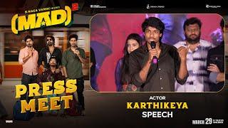 Karthikeya Speech at MAD Square Press Meet | Narne Nithiin, Sangeeth Shobhan, Ram Nitin