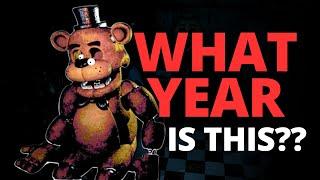 WHEN IS FNAF 1?? The most IN DEPTH Guide You'll EVER Need - fnaf theory