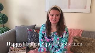 HAPPY PLANNER SQUAD 2020/2021 APPLICATION // KATELYN MITCHELL