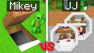 Mikey POOR vs JJ RICH Secret Mountain Base Battle in Minecraft (Maizen)