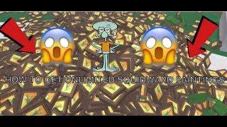 |Roblox| Lumber Tycoon 2: HOW TO GET SQUIDWARD PAINTINGS FOR FREE