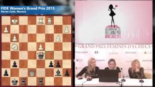 Round 10 Zhukova Natalia (UKR) 1/2 - 1/2 Skripchenko Almira (FRA)