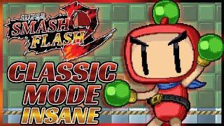 Super Smash Flash 2 Beta | Classic Mode: Bomberman (Insane)