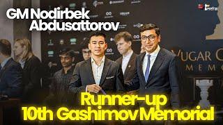 Abdusattorov - Nepo generally played better compared to me,he deserved to win 10th Gashimov Memorial