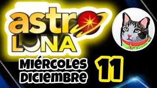 Resultado SUPER ASTRO LUNA Miercoles 11 de Diciembre de 2024