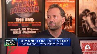 Live Nation CEO on 2024 outlook, ticket costs and DOJ investigation