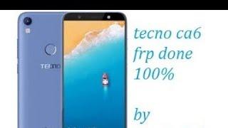 HOW TO BYPASS/REMOVE FRP ON TECNO CA6 (CAMON CM)