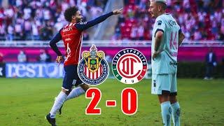 Chivas 2-0 Toluca. El rebaño está en zona de liguilla