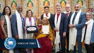 HHDL meets with High Level Bipartisan U.S. Congressional Delegation